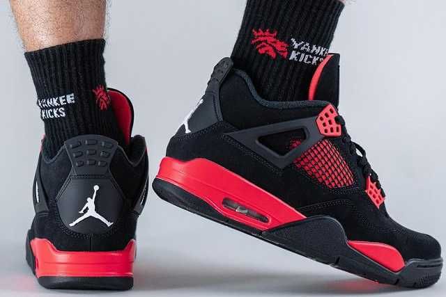 【スニダンで購入可】1/31発売 Nike Air Jordan 4 "Red Thunder/Crimson" 定価/販売店舗まとめ 9枚目