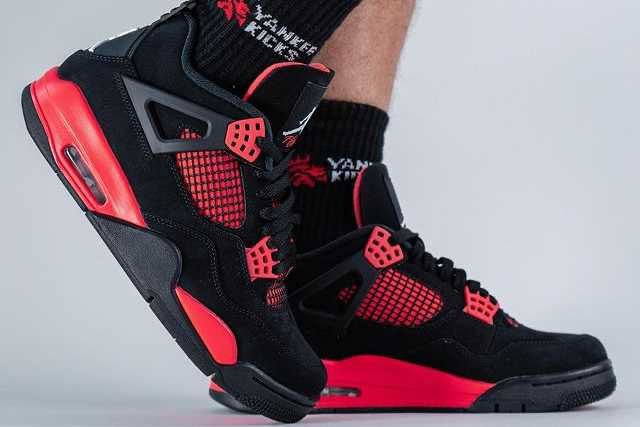 【スニダンで購入可】1/31発売 Nike Air Jordan 4 "Red Thunder/Crimson" 定価/販売店舗まとめ 5枚目