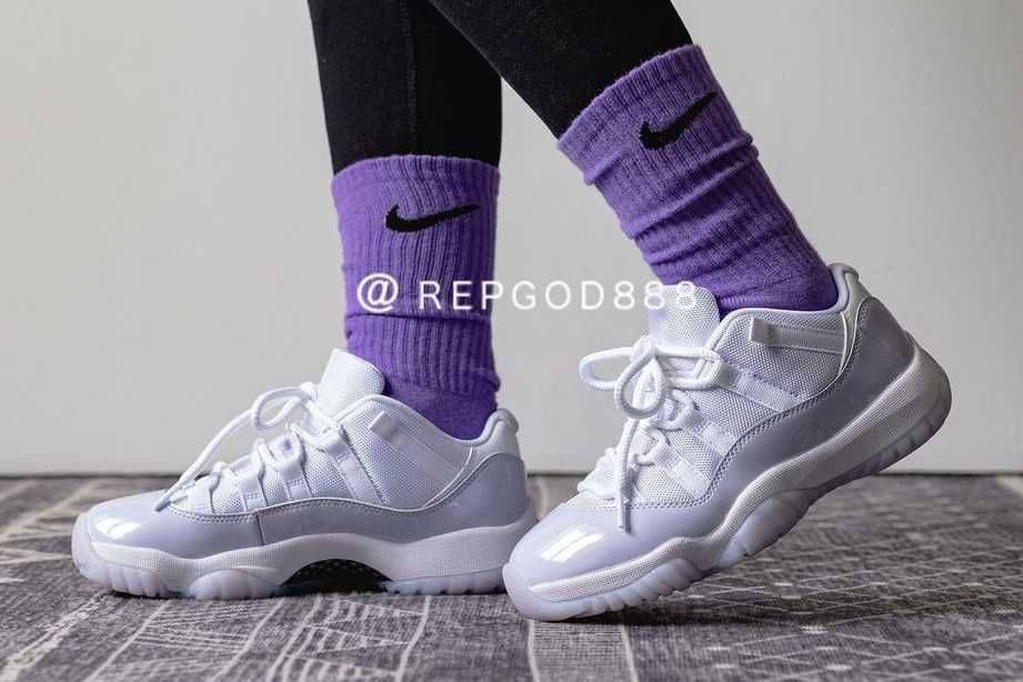 【スニダンで購入可】4/28発売 Nike WMNS Air Jordan 11 Low "Pure Violet" 抽選/定価/販売店舗まとめ 6枚目