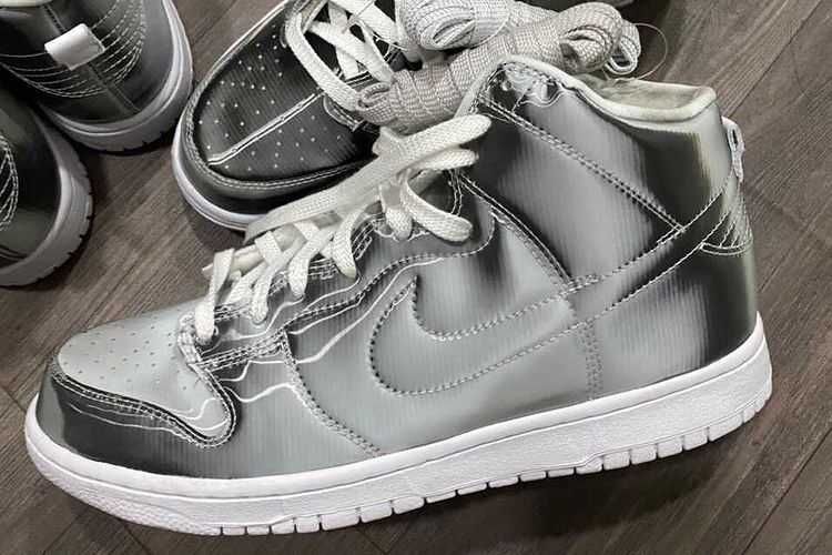 【スニダンで購入可】4/12発売 CLOT × Nike Dunk High "Silver/Flux" 抽選/定価/販売店舗まとめ 25枚目