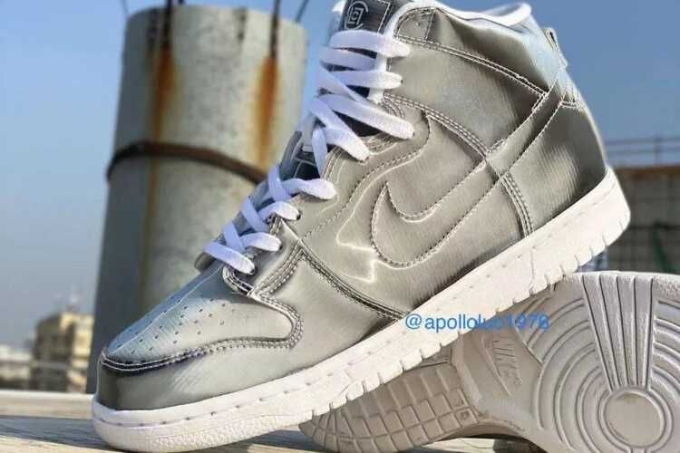 【スニダンで購入可】4/12発売 CLOT × Nike Dunk High "Silver/Flux" 抽選/定価/販売店舗まとめ 28枚目