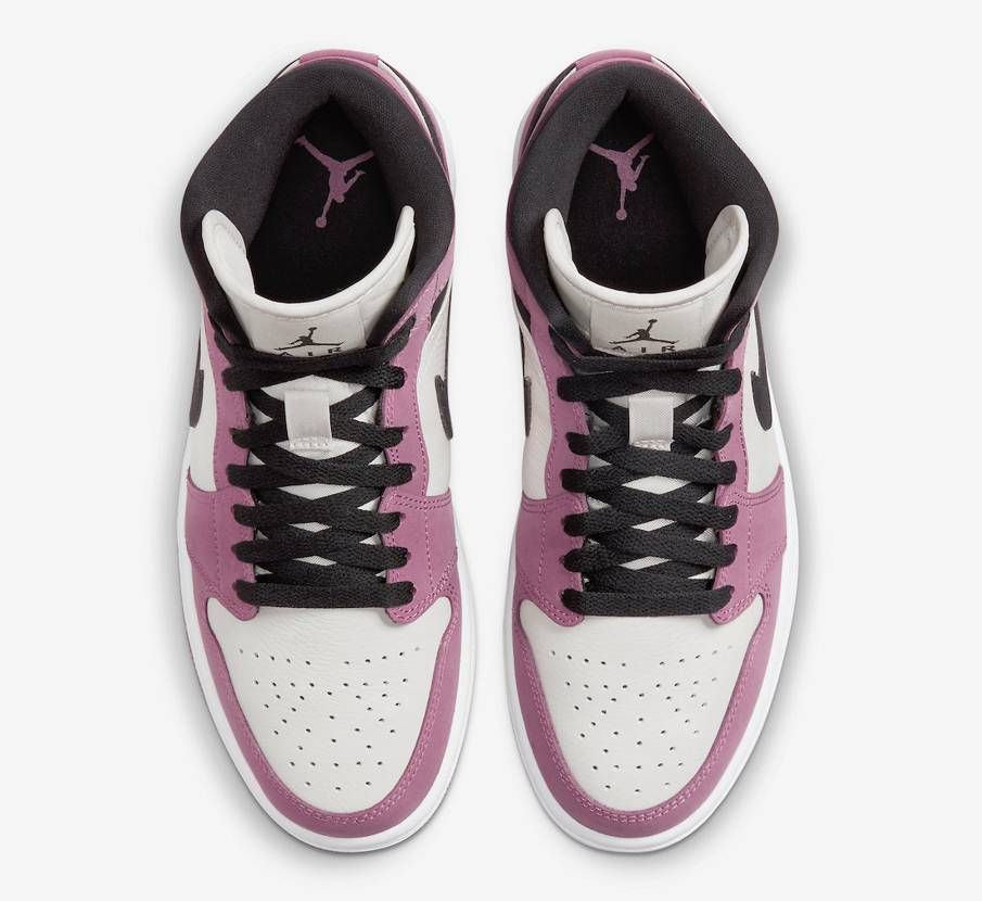 【スニダンで購入可】2/12・24発売 Nike WMNS Air Jordan 1 Mid "Berry Pink" 抽選/定価/販売店舗まとめ 7枚目