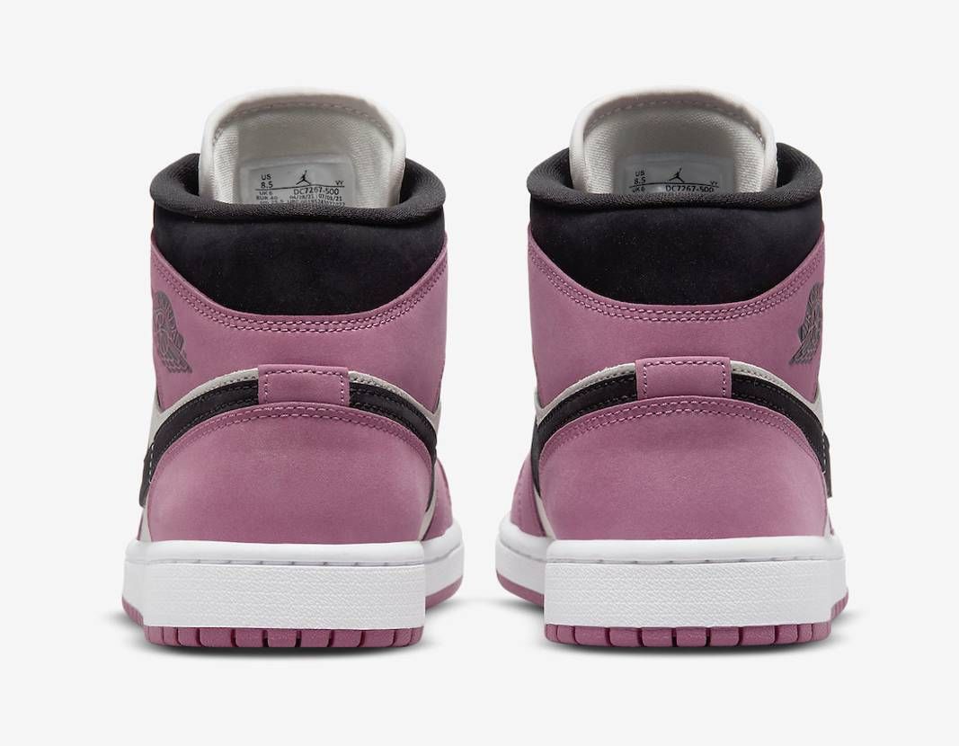【スニダンで購入可】2/12・24発売 Nike WMNS Air Jordan 1 Mid "Berry Pink" 抽選/定価/販売店舗まとめ 8枚目