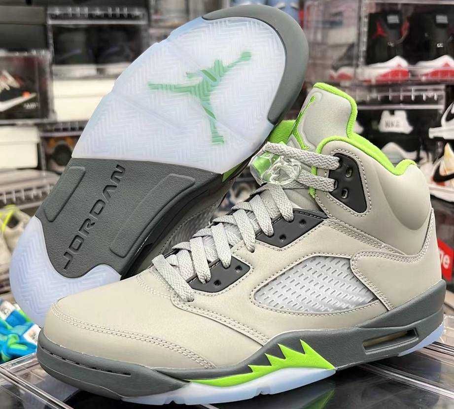 【スニダンで購入可】5/28・5/30発売 Nike Air Jordan 5 "Green Bean" (2022) 抽選/定価/販売店舗まとめ 19枚目