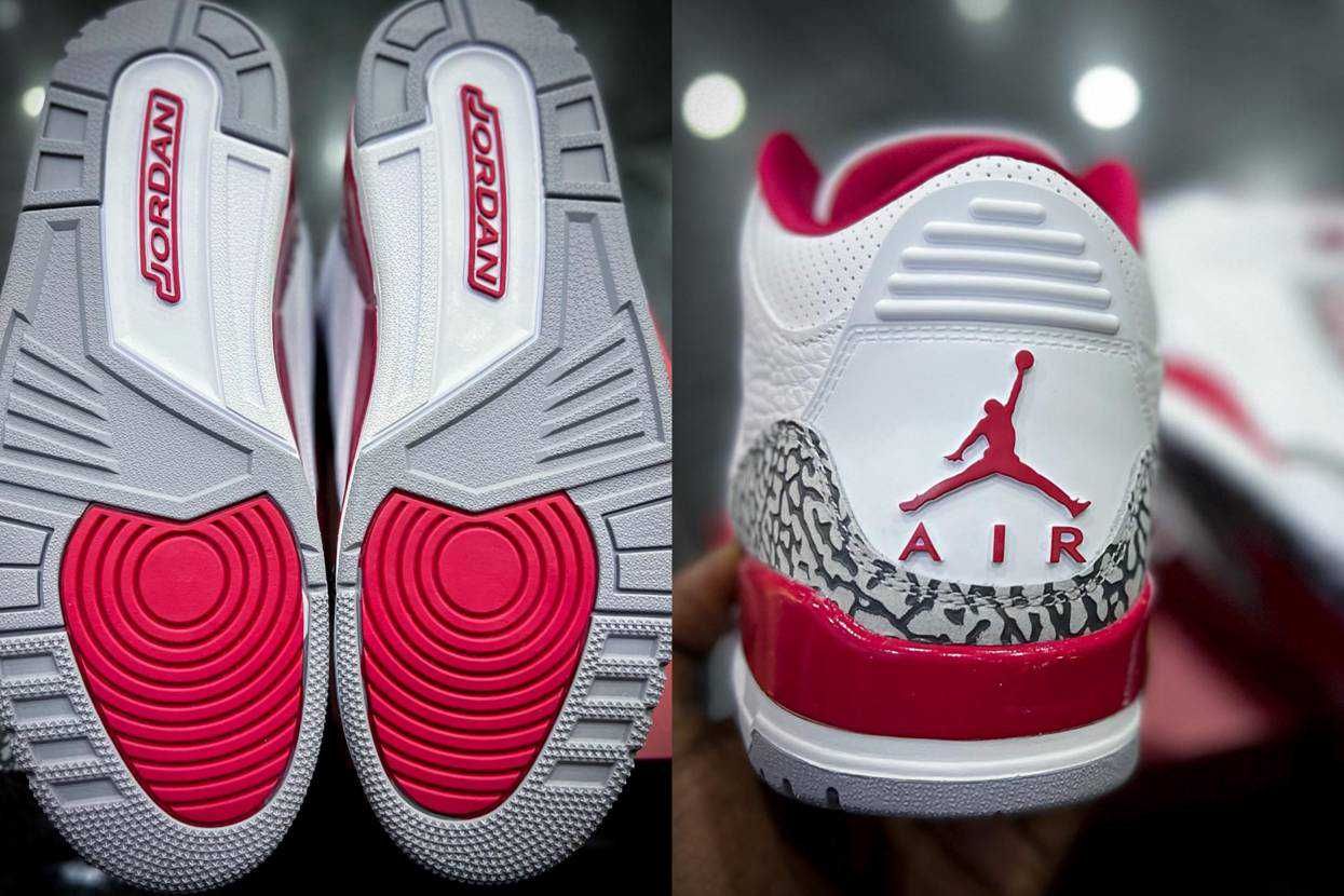 【スニダンで購入可】2/24発売 Nike Air Jordan 3 "Cardinal Red" 抽選/定価/販売店舗まとめ 14枚目