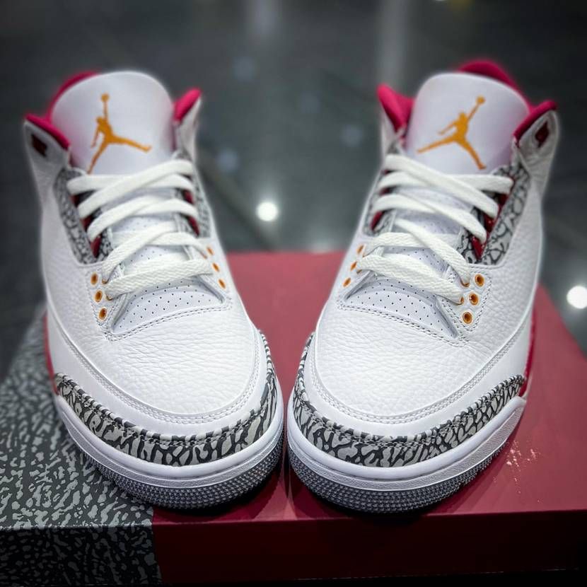 【スニダンで購入可】2/24発売 Nike Air Jordan 3 "Cardinal Red" 抽選/定価/販売店舗まとめ 15枚目