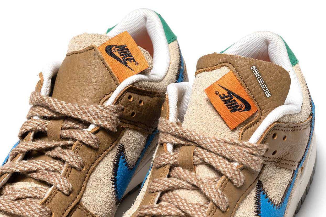 【販売リンクあり】海外3/4発売 Size? × Nike Dunk Low "Dark Driftwood/Photo BlueRattan"抽選/定価/販売店舗まとめ 5枚目