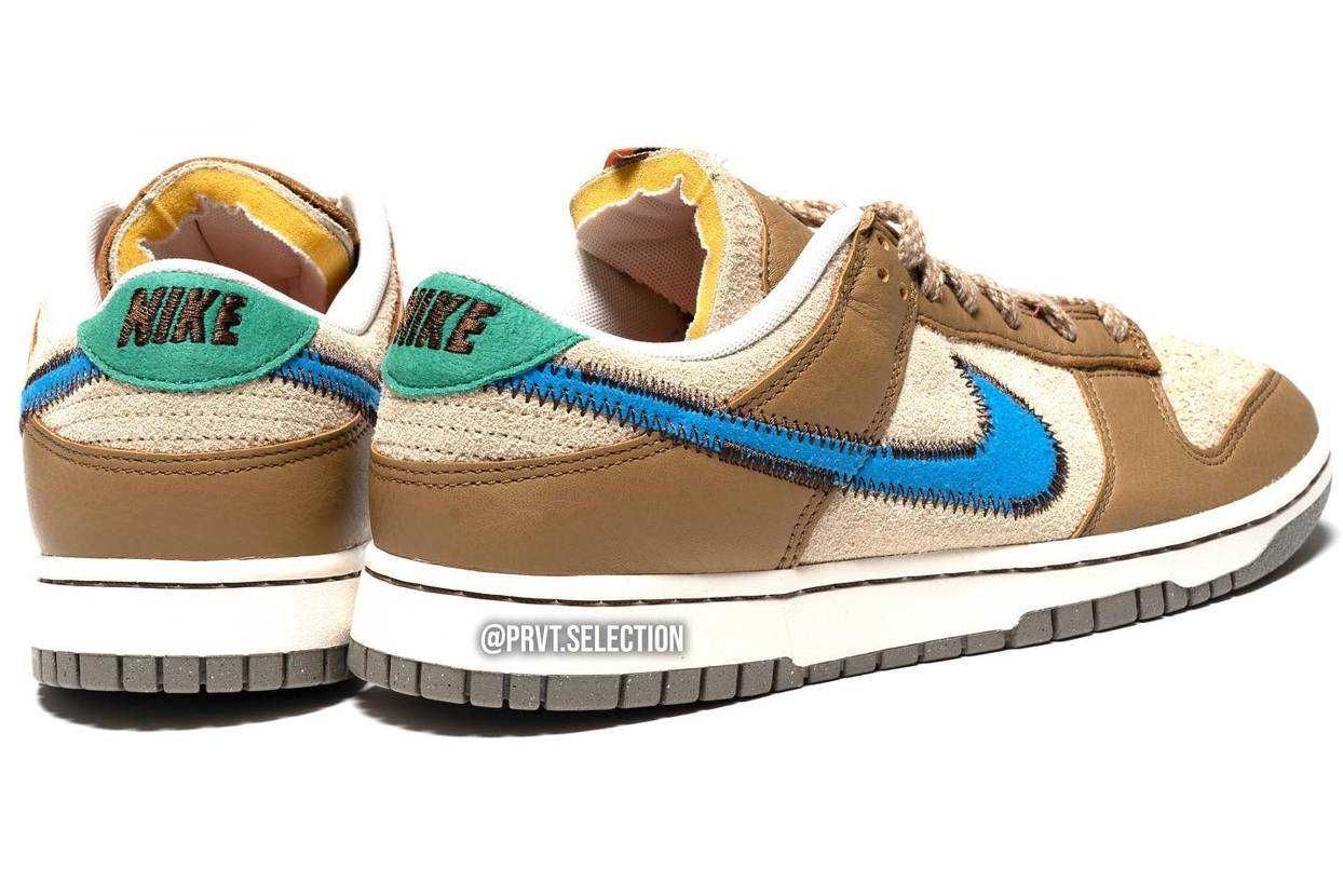 【販売リンクあり】海外3/4発売 Size? × Nike Dunk Low "Dark Driftwood/Photo BlueRattan"抽選/定価/販売店舗まとめ 4枚目