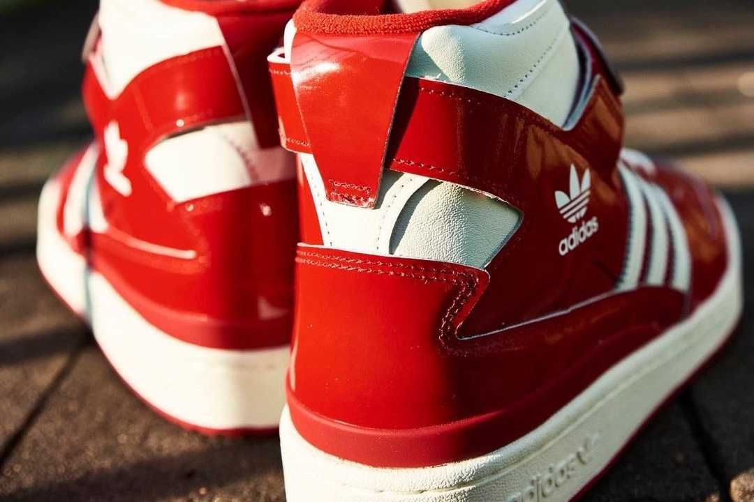 【スニダンで購入可】3/23発売 adidas originals Forum 84 High "Red Patent" 抽選/定価/販売店舗まとめ 3枚目