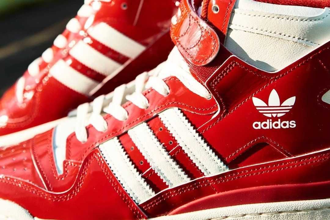 【スニダンで購入可】3/23発売 adidas originals Forum 84 High "Red Patent" 抽選/定価/販売店舗まとめ 2枚目