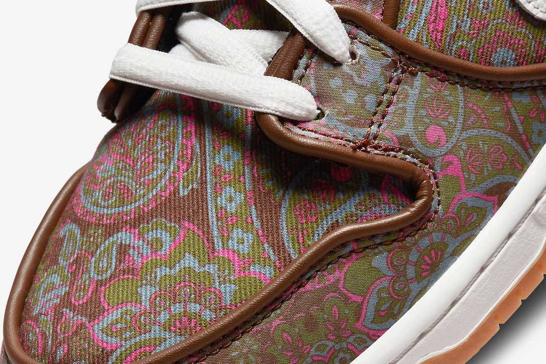 【スニダンで購入可】6/4発売 Nike SB Dunk Low PRM "Brown Paisley" 抽選/定価/販売店舗まとめ 7枚目