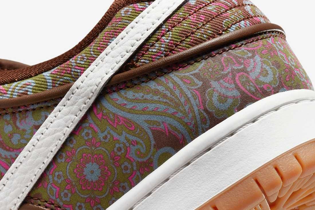 【スニダンで購入可】6/4発売 Nike SB Dunk Low PRM "Brown Paisley" 抽選/定価/販売店舗まとめ 8枚目
