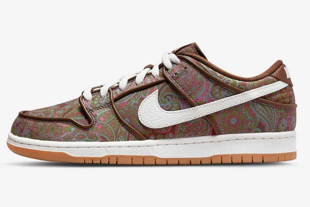 【スニダンで購入可】6/4発売 Nike SB Dunk Low PRM "Brown Paisley" 抽選/定価/販売店舗まとめ 3枚目