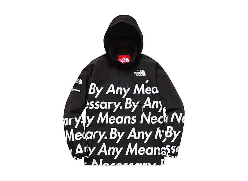 Supreme north face top by any means