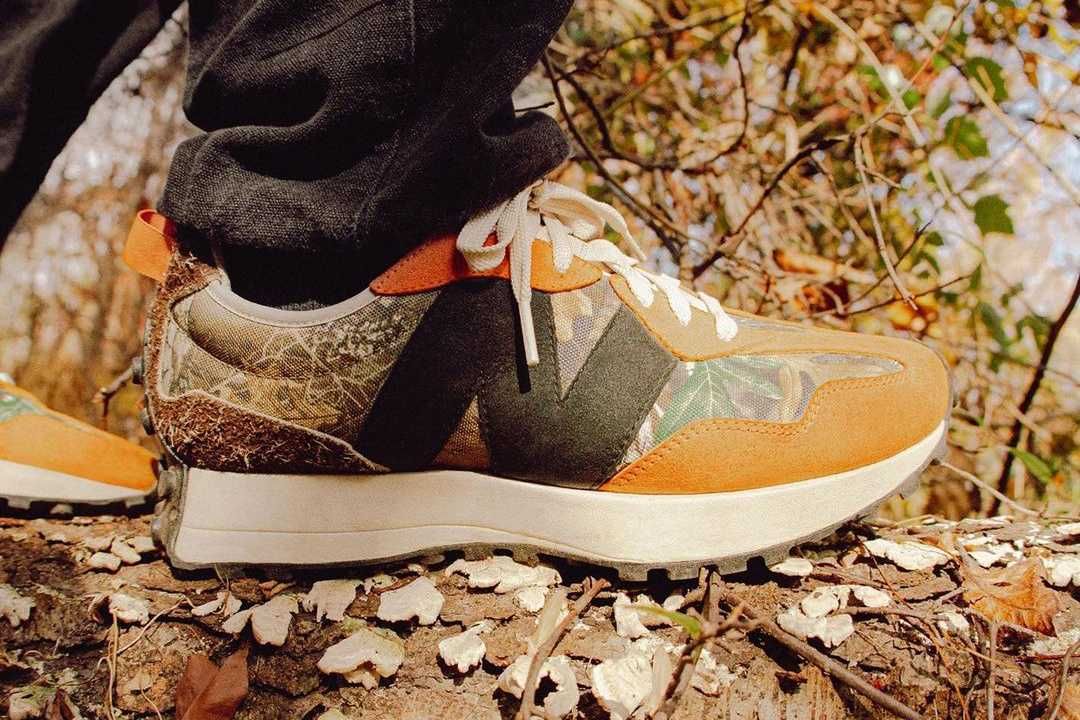【スニダンで購入可】1/30発売 atmos × New Balance MS327ART "Realtree" 抽選/定価/販売店舗まとめ 3枚目