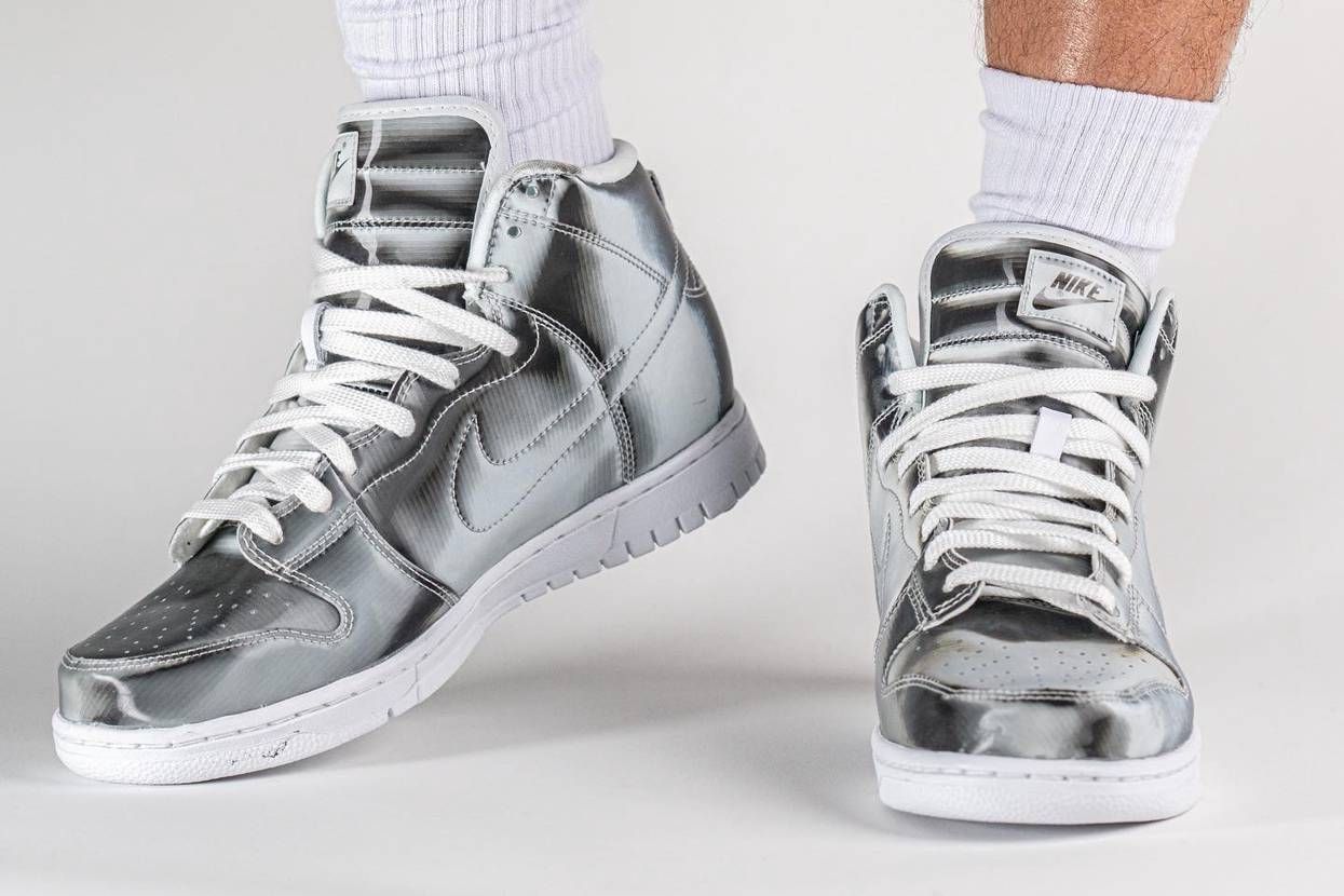 【スニダンで購入可】4/12発売 CLOT × Nike Dunk High "Silver/Flux" 抽選/定価/販売店舗まとめ 13枚目
