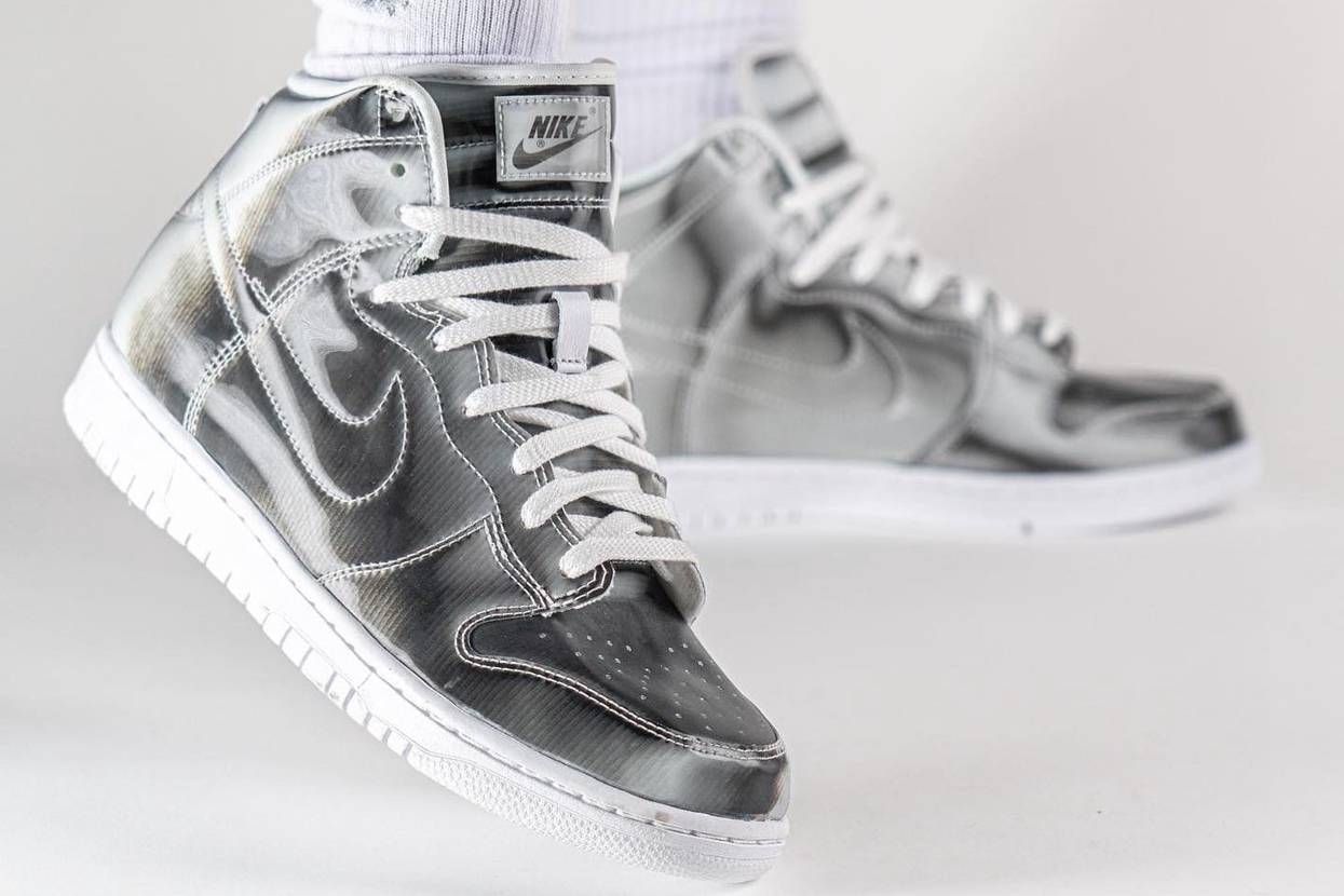 【スニダンで購入可】4/12発売 CLOT × Nike Dunk High "Silver/Flux" 抽選/定価/販売店舗まとめ 12枚目