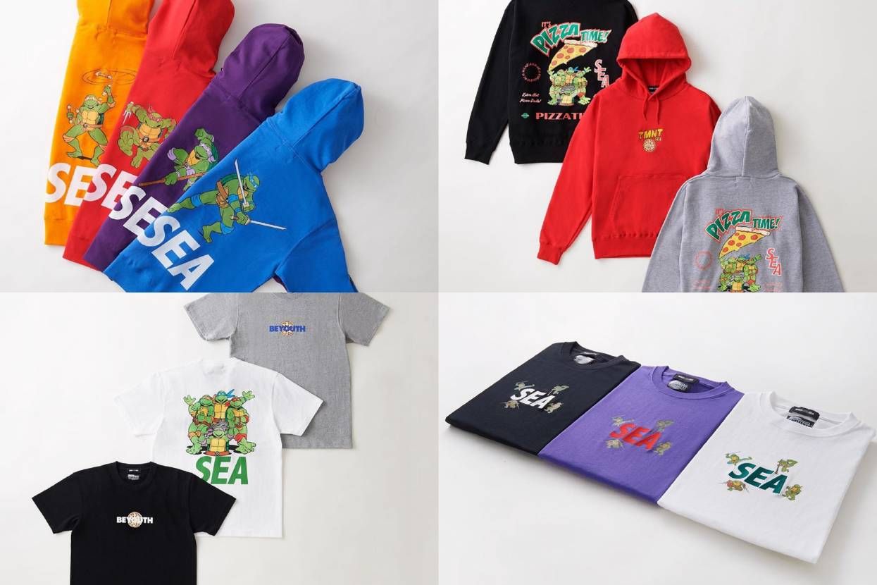【スニダンで購入可】1/29発売 Teenage Mutant Ninja Turtles × WIND AND SEA collection 抽選/定価/販売店舗まとめ	 4枚目