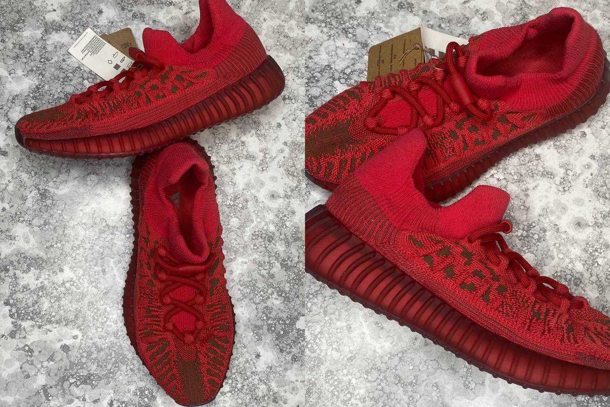 【スニダンで購入可】2/17発売 adidas YEEZY Boost 350 V2 CMPCT "Slate Red" 抽選/定価/販売店舗まとめ 4枚目