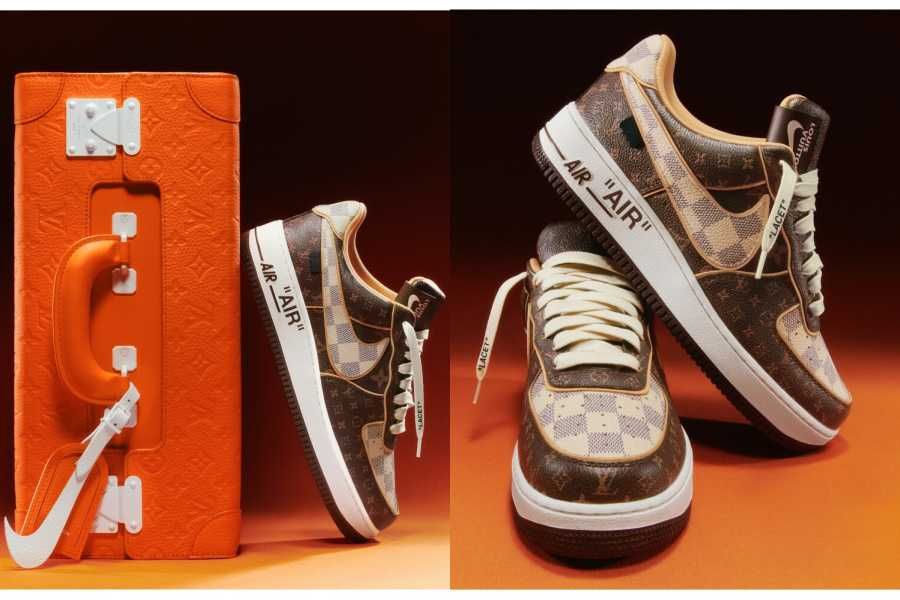 【オークション 最終結果】Louis Vuitton × Nike Air Force 1は一体いくらで競り落とされるのか！？2/9まで毎日更新！ 4枚目