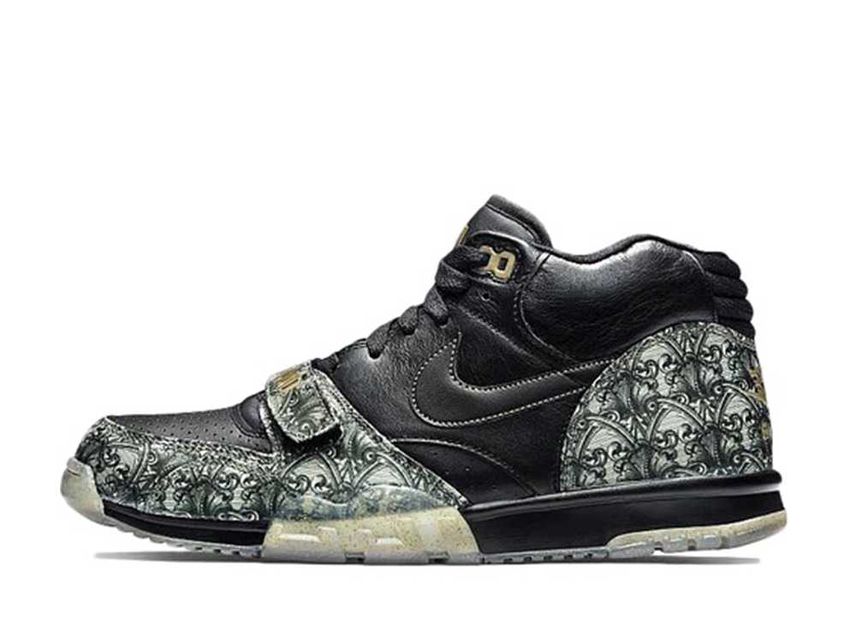 Nike air trainer 1 mid black sales