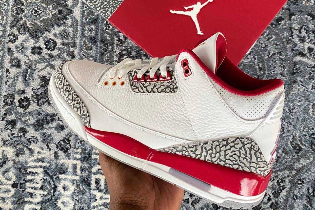 【スニダンで購入可】2/24発売 Nike Air Jordan 3 "Cardinal Red" 抽選/定価/販売店舗まとめ 11枚目