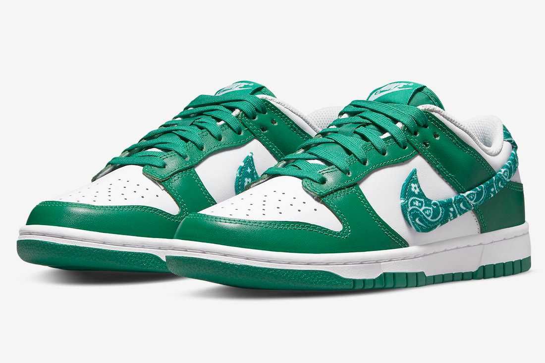 【スニダンで購入可】6/2・6/3発売 Nike WMNS Dunk Low ESS "Paisley Pack" 抽選/定価/販売店舗まとめ 6枚目