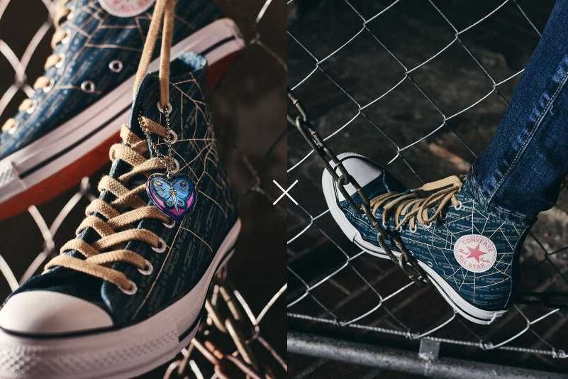 【販売リンクあり】予約受付中 ジョジョの奇妙な冒険 ストーンオーシャン コンバース オールスター チャーム付きシューズ 抽選/定価/販売店舗まとめ 3枚目