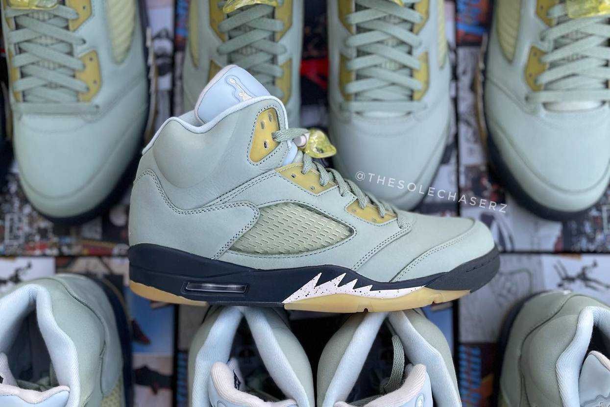 【スニダンで購入可】4/9発売 Nike Air Jordan 5 "Jade Horizon" 抽選/定価/販売店舗まとめ 12枚目