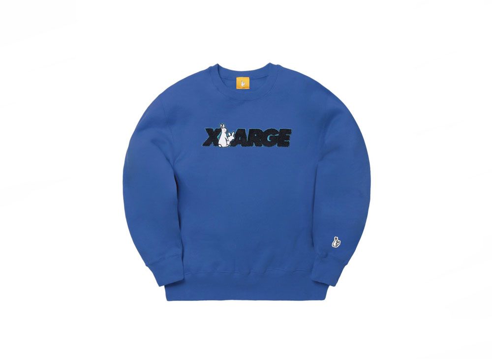 XLARGE x FR2 BOX LOGO CREWNECK SWEAT