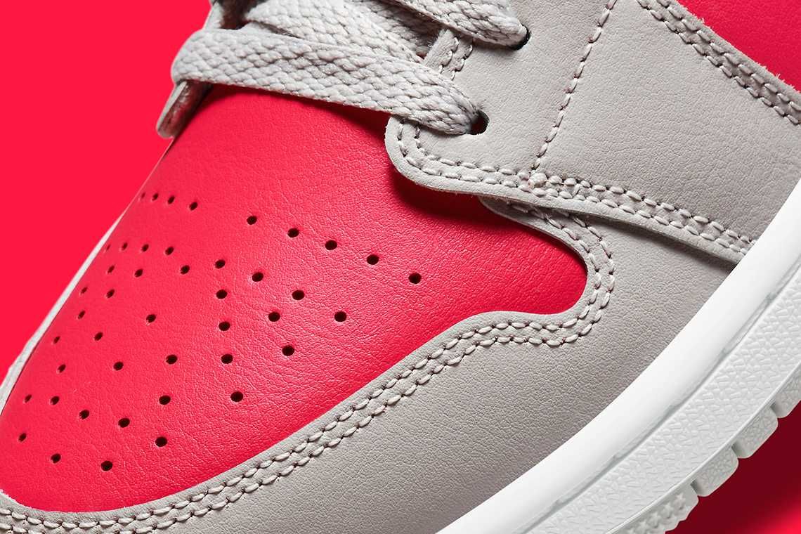 【リーク】Nike WMNS Air Jordan 1 Low "Light Iron Ore/Siren Red" 抽選/定価/販売店舗まとめ 5枚目