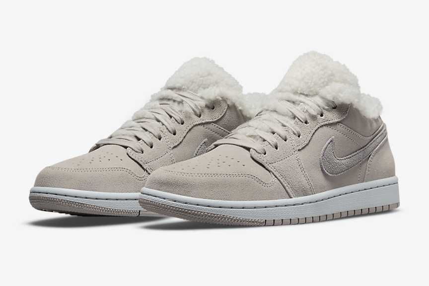 【スニダンで購入可】2/7発売 Nike WMNS Air Jordan 1 Low "Sherpa Fleece" 抽選/定価/販売店舗まとめ 4枚目