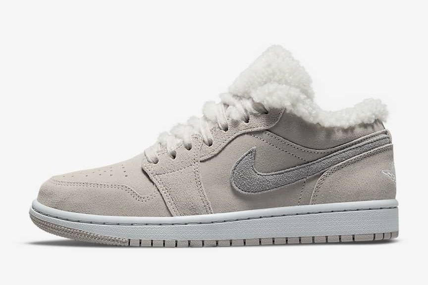 【スニダンで購入可】2/7発売 Nike WMNS Air Jordan 1 Low "Sherpa Fleece" 抽選/定価/販売店舗まとめ 5枚目