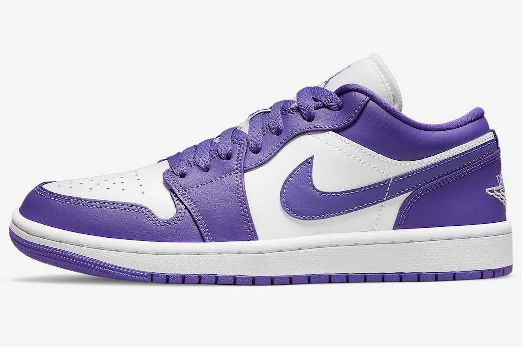 【リーク】Nike Wmns Air Jordan 1 Low "Psychic Purple" 抽選/定価/販売店舗まとめ 2枚目