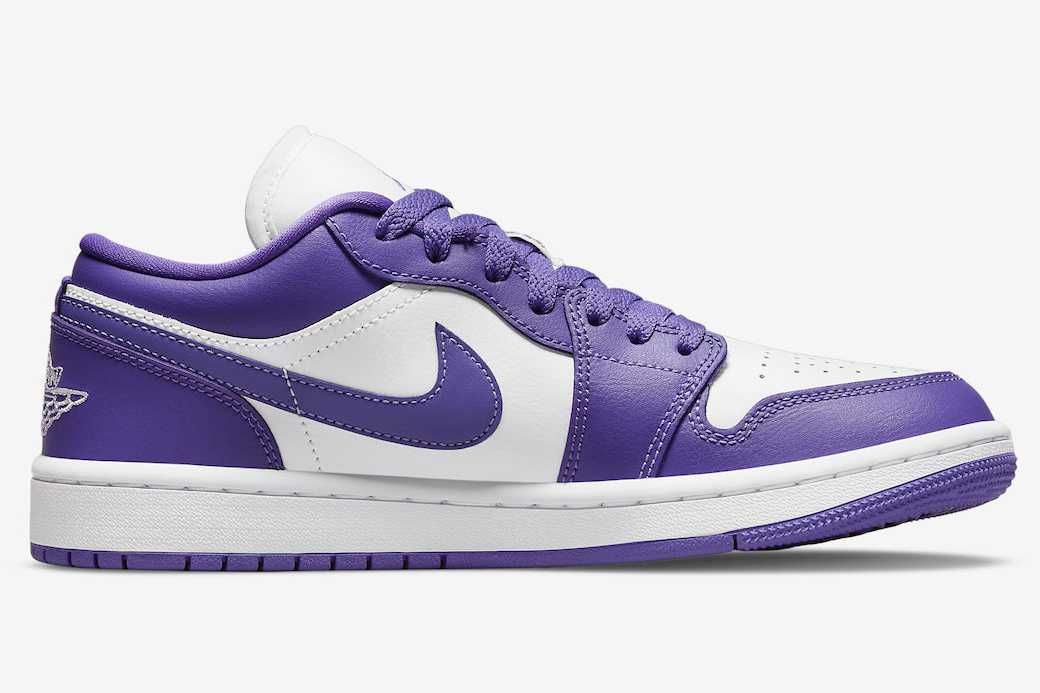 【リーク】Nike Wmns Air Jordan 1 Low "Psychic Purple" 抽選/定価/販売店舗まとめ 3枚目
