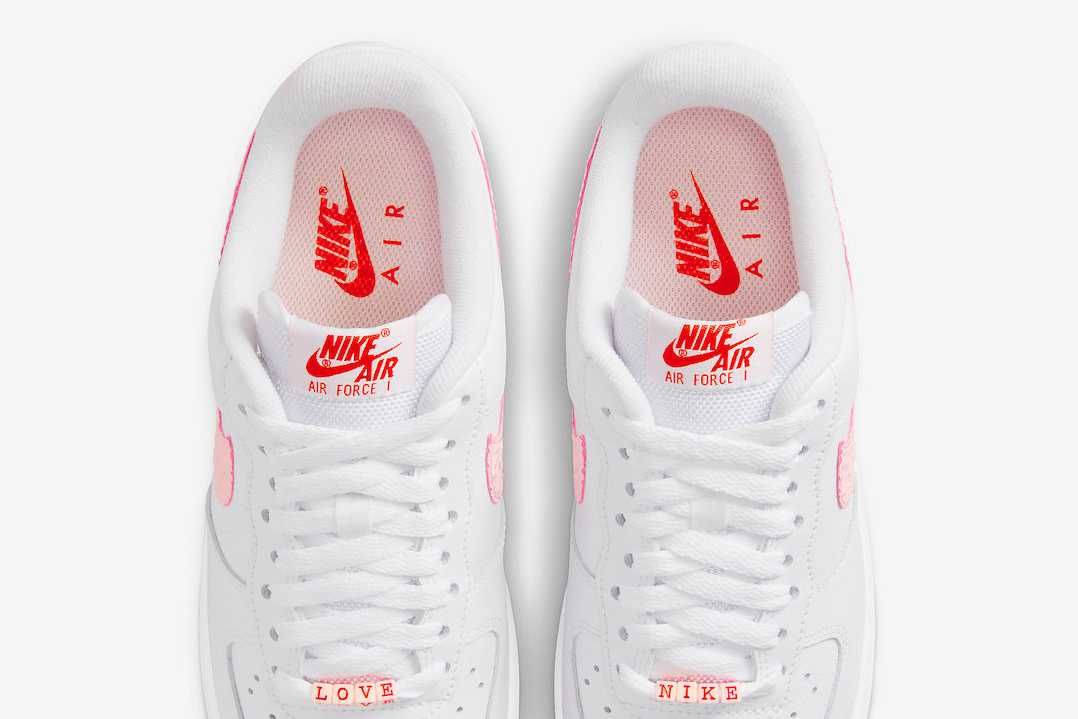 【リーク】Nike Air Force 1 07 Low 2022 Valentine "White/Atmosphere" 抽選/定価/販売店舗まとめ 8枚目