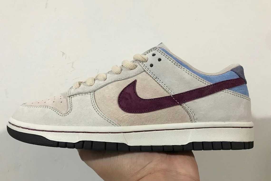 【リーク】Nike Dunk Low "Grey/Burgundy" 抽選/定価/販売店舗まとめ 2枚目