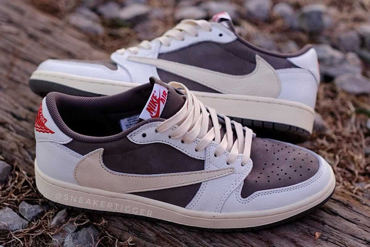 【スニダンで購入可】7/21発売 Travis Scott × Nike Air Jordan 1 Low "Reverse Mocha/Sail and Ridgerock" 抽選/定価/販売店舗まとめ 17枚目