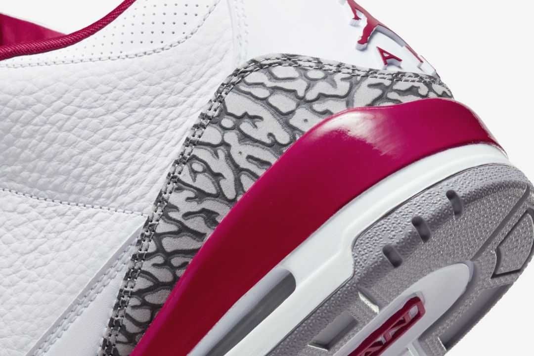 【スニダンで購入可】2/24発売 Nike Air Jordan 3 "Cardinal Red" 抽選/定価/販売店舗まとめ 8枚目