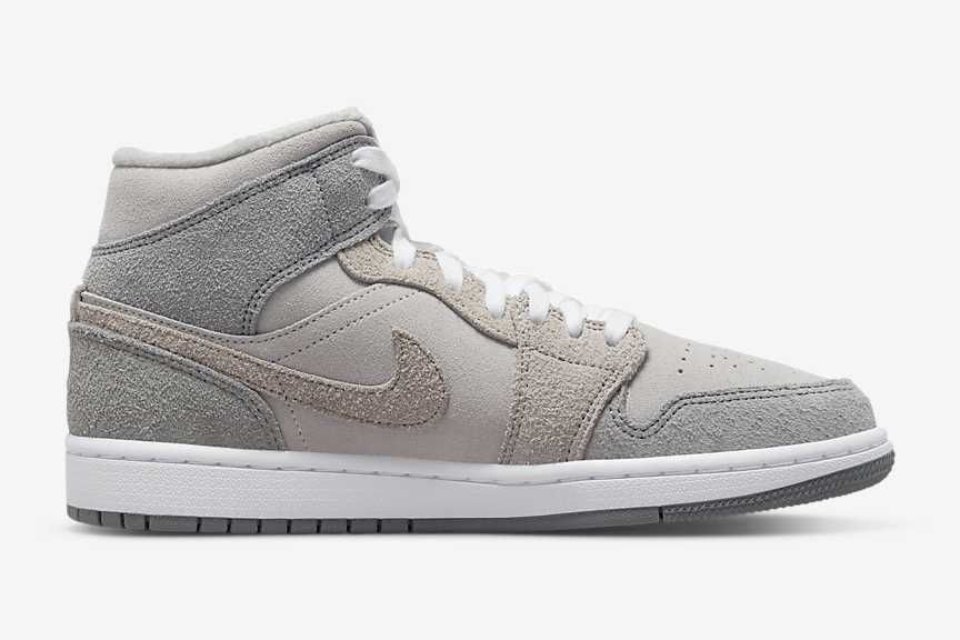 【販売リンクあり】近日発売 Nike WMNS Air Jordan 1 Mid SE "Particle Grey" 抽選/定価/販売店舗まとめ 3枚目