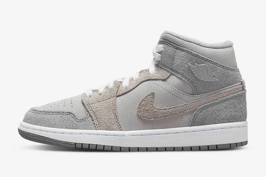 【販売リンクあり】近日発売 Nike WMNS Air Jordan 1 Mid SE "Particle Grey" 抽選/定価/販売店舗まとめ 2枚目