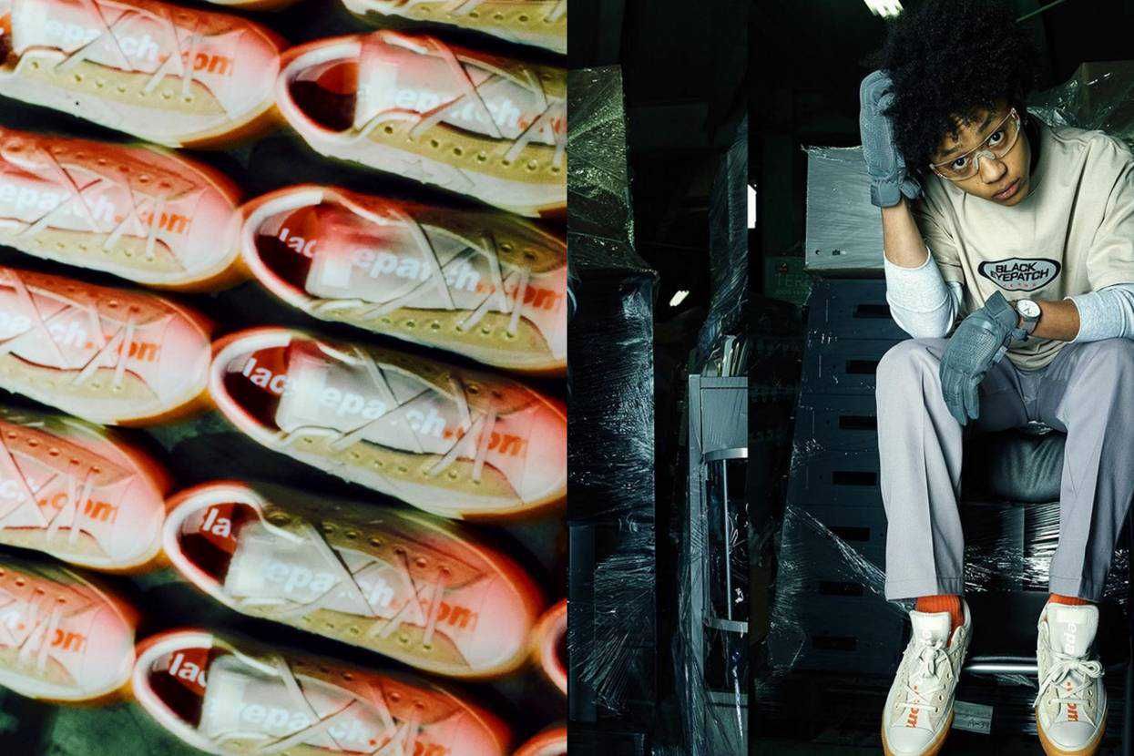 【スニダンで購入可】2/12・14発売 BlackEyePatch × CONVERSE SKATEBOARDING BREAKSTAR SK OX  抽選/定価/販売店舗まとめ 5枚目