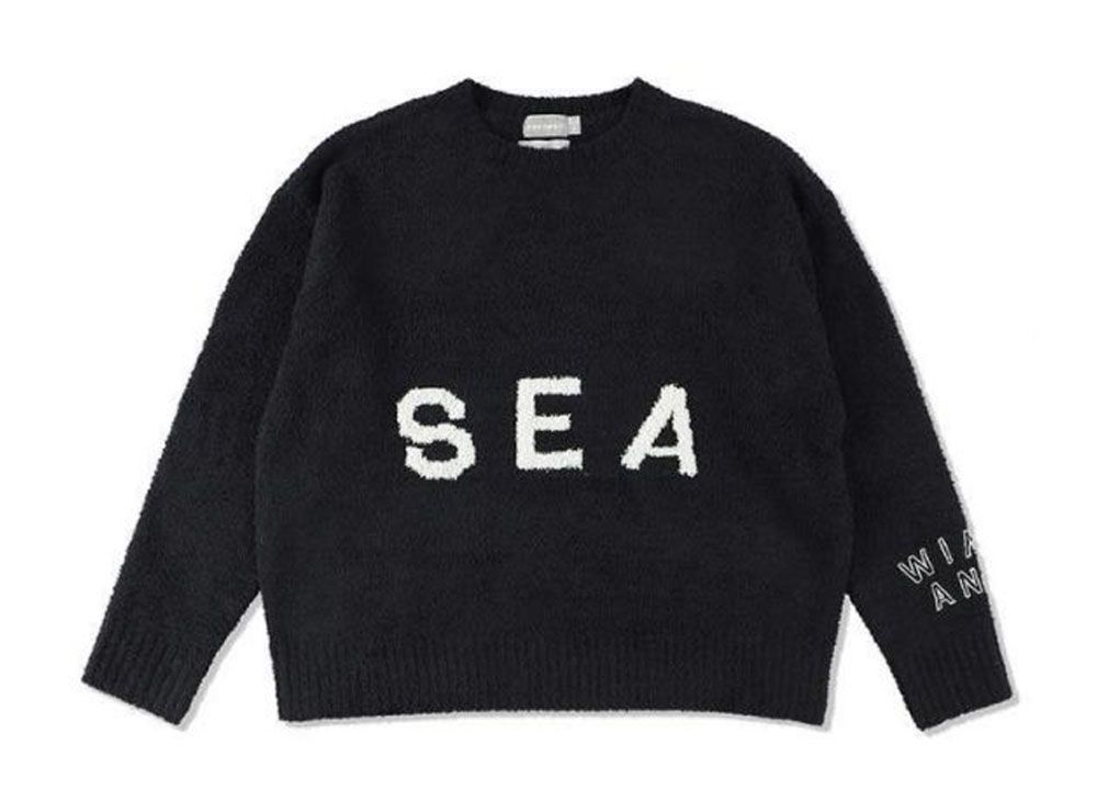 SEA Damaged Crew neck / Black - XL