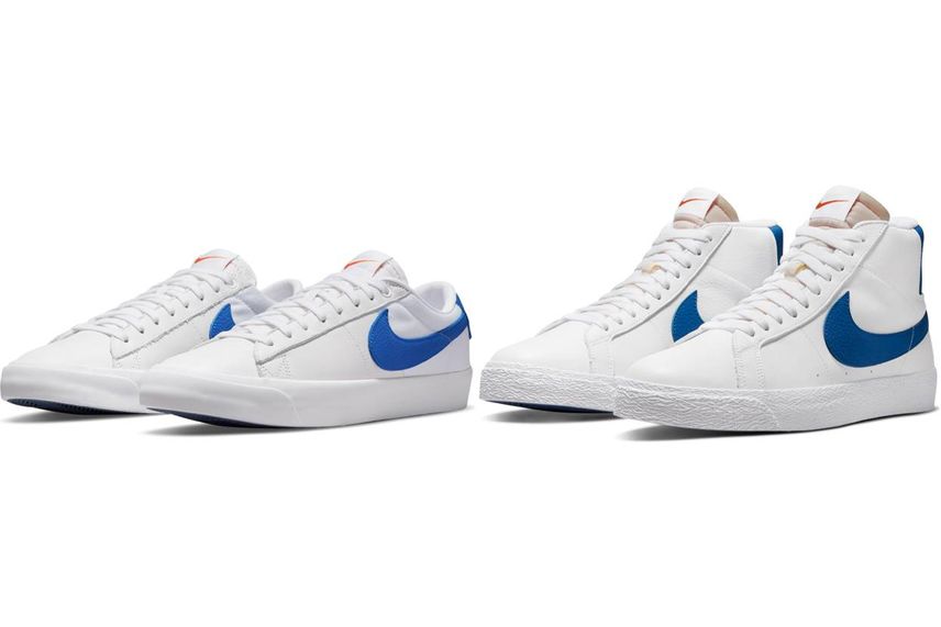 【スニダンで購入可】2/19発売 Nike SB Orange Label Zoom Blazer ISO "White/Varsity Royal" 2types 抽選/定価/販売店舗まとめ