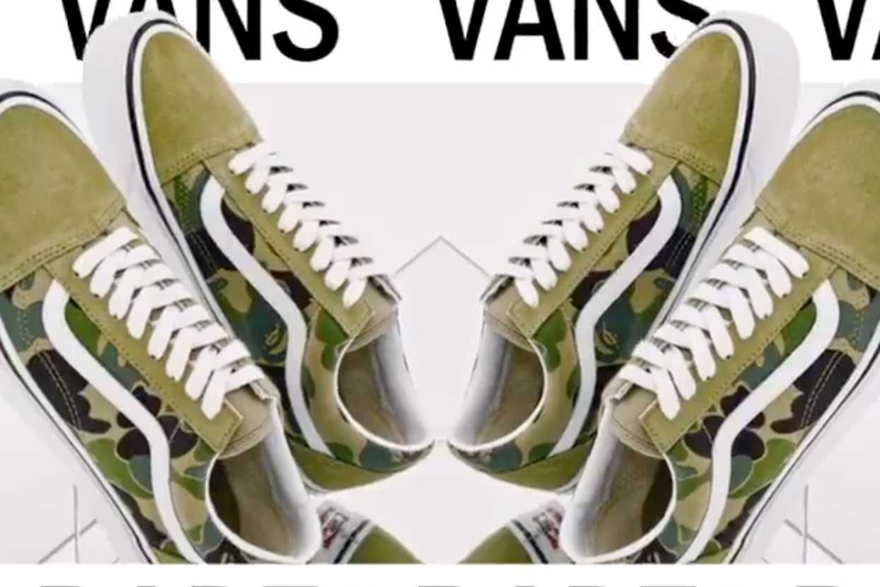 【販売リンクあり】2/26発売 BAPE®︎ × Vans 2022 collection  抽選/定価/販売店舗まとめ 11枚目