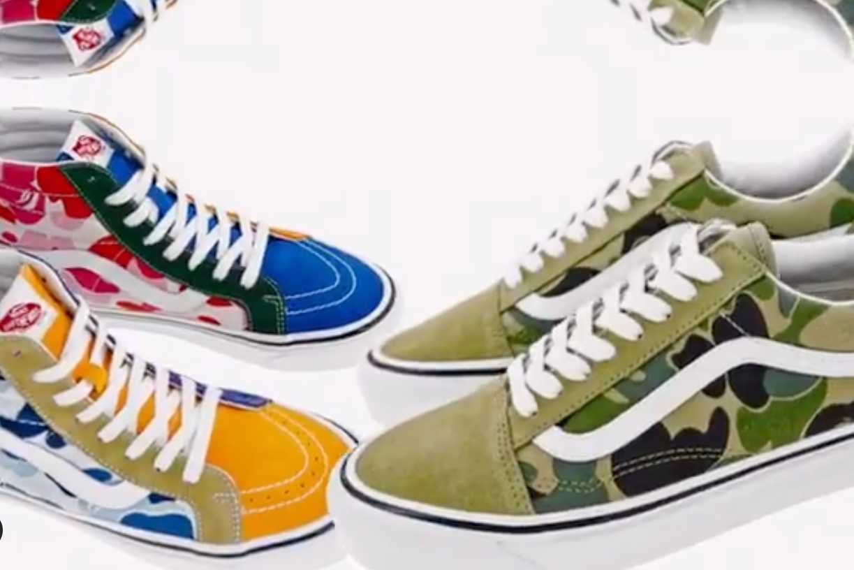 【販売リンクあり】2/26発売 BAPE®︎ × Vans 2022 collection  抽選/定価/販売店舗まとめ 9枚目