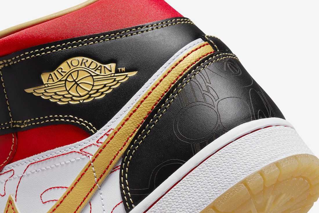 【リーク】Nike Air Jordan 1 Mid XQ "China" (2022) 抽選/定価/販売店舗まとめ 5枚目