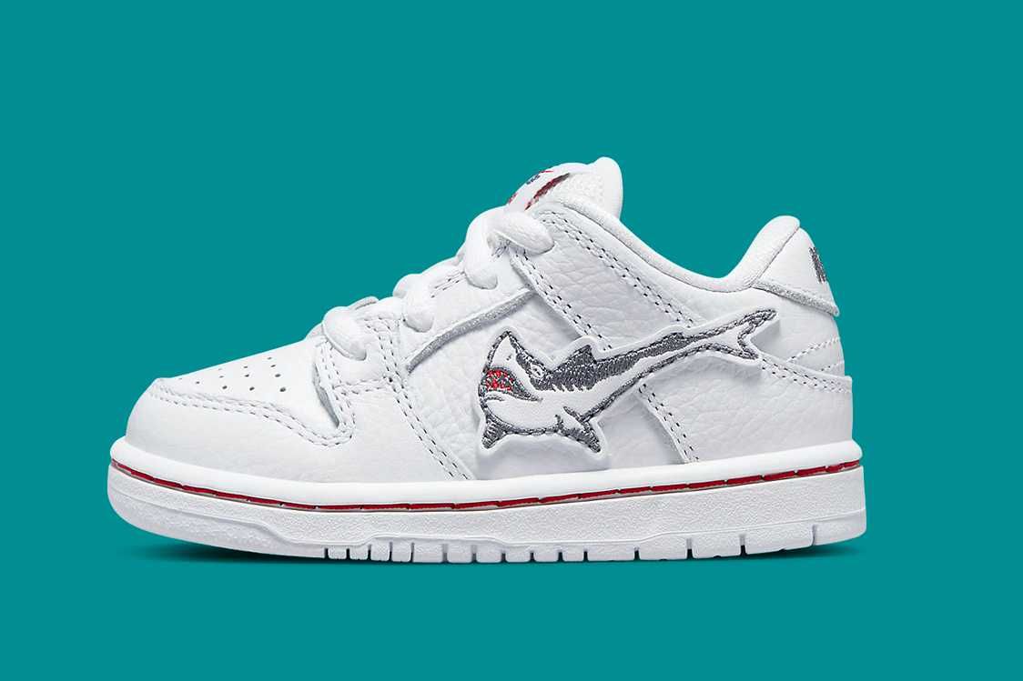 【スニダンで購入可】3/12発売 Oski × Nike SB Dunk High Pro ISO "White Shark" 抽選/定価/販売店舗まとめ 8枚目