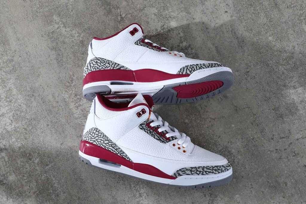 【スニダンで購入可】2/24発売 Nike Air Jordan 3 "Cardinal Red" 抽選/定価/販売店舗まとめ 2枚目