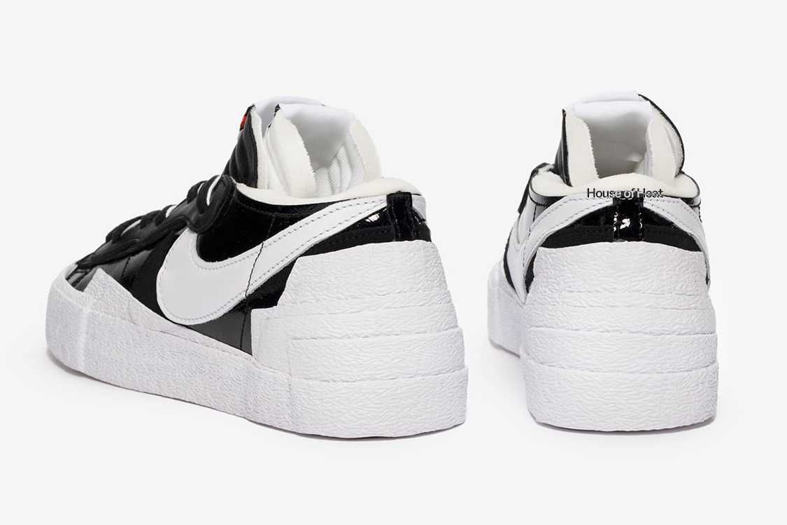 【スニダンで購入可】3/31発売 sacai × Nike Blazer Low "Black Patent Leather" 抽選/定価/販売店舗まとめ 15枚目